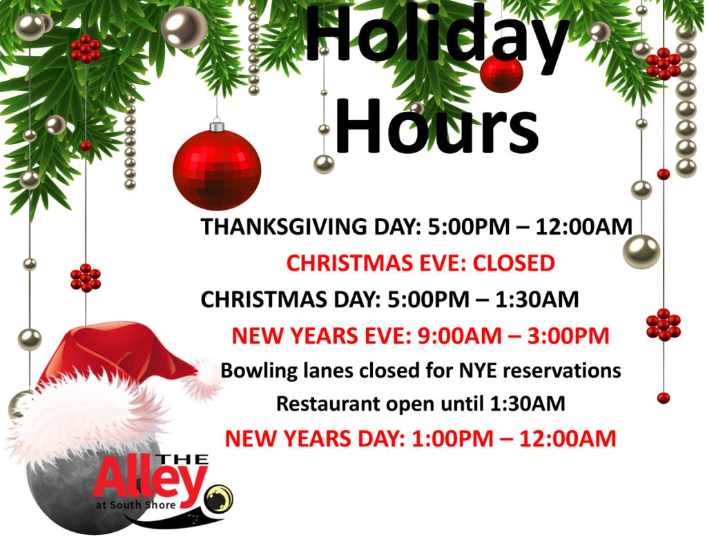 holiday hours